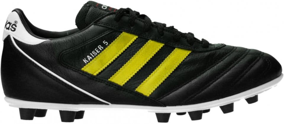 Football shoes adidas Kaiser 5 Liga FG Yellow Stripes Schwarz -  Top4Football.com