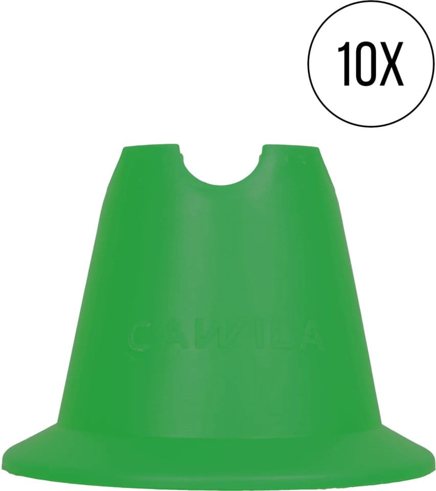 Training cones Cawila Mini-Pylone 10er Set Grün