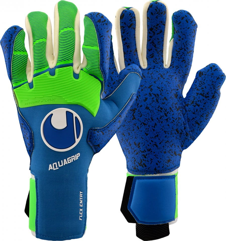Goalkeeper's gloves Uhlsport Aquagrip NC Aqua