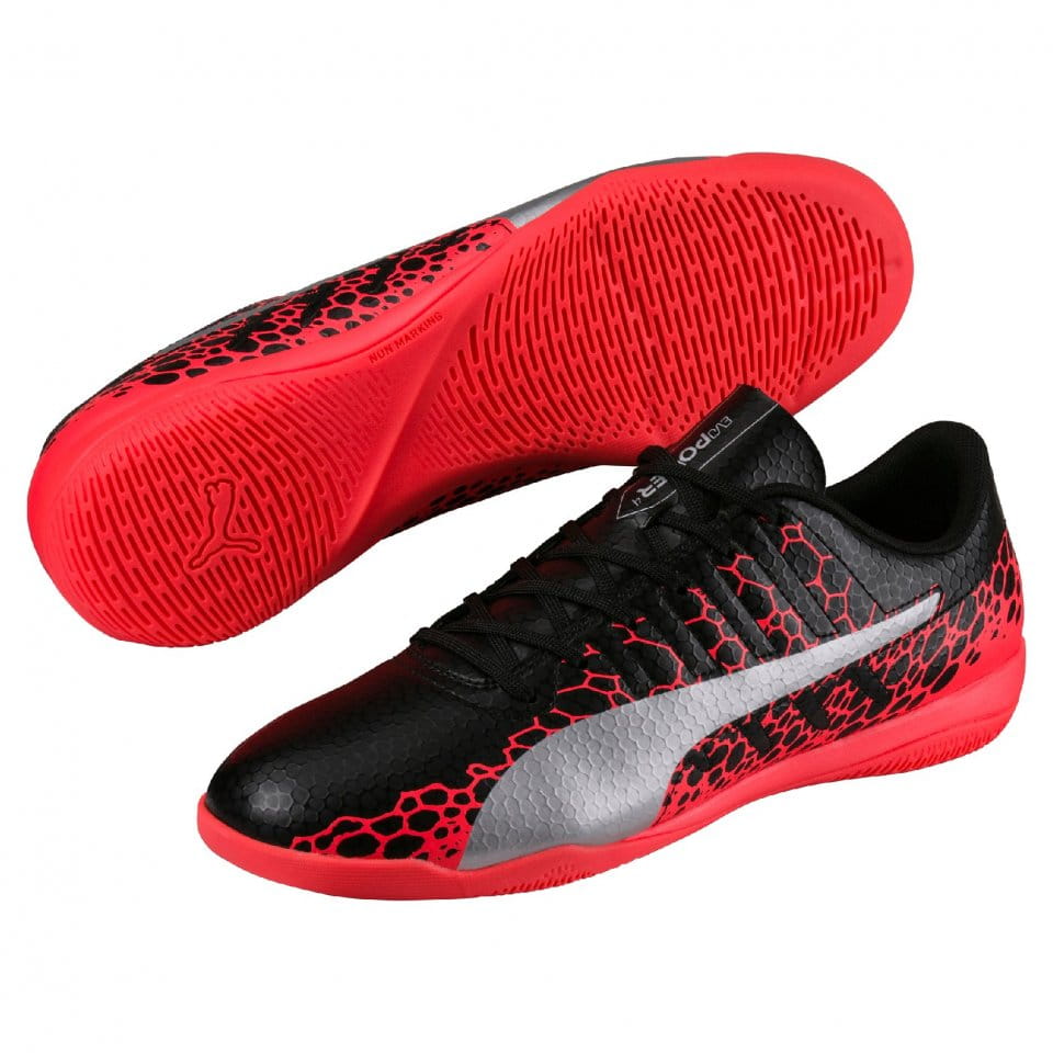 Indoor soccer shoes Puma evoPOWER Vigor 4 GRAPHIC IT Black-S -  Top4Football.com