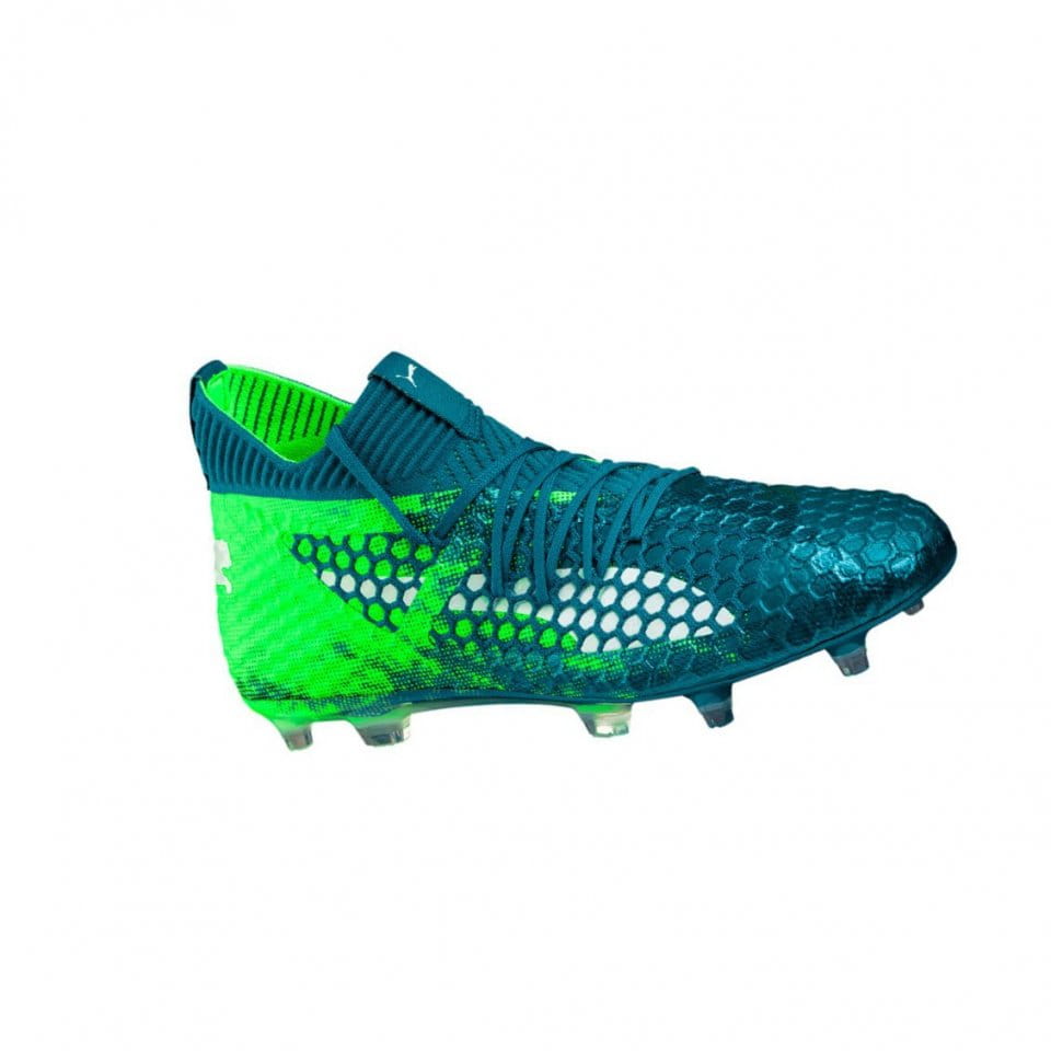 Football shoes Puma future 18.1 netfit fg/ag blau f04