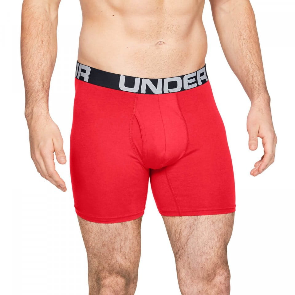 Shorts Under Armour Charged Cotton 6in 3 Pack - Top4Football.com