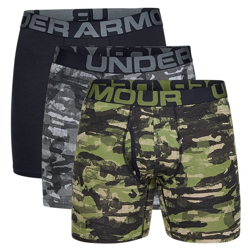 Boxer shorts Under Armour Charged Cotton 6in 3 Pack Novelty