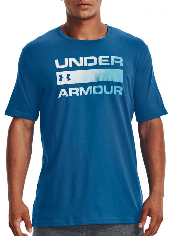 Under Armour Heatgear Team issue Word mark short sleeve camisa t-shirt 1329582-417 