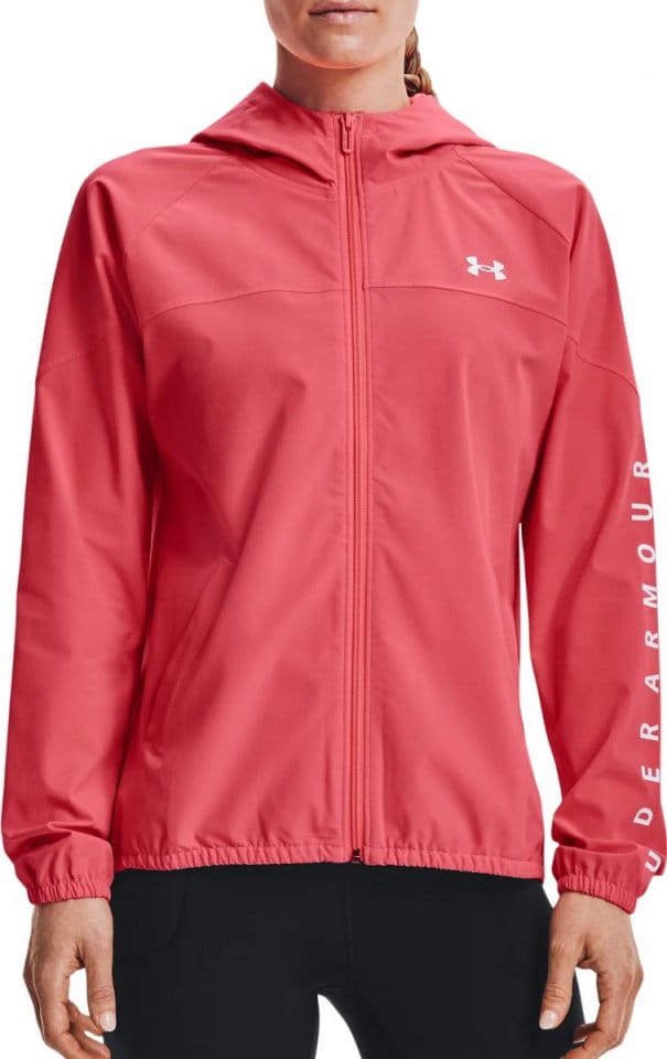 Hooded jacket Under Armour Woven Hooded Jacket-PNK