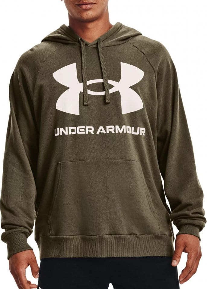 Hooded sweatshirt Under Armour UA Rival Fleece Big Logo HD-GRN