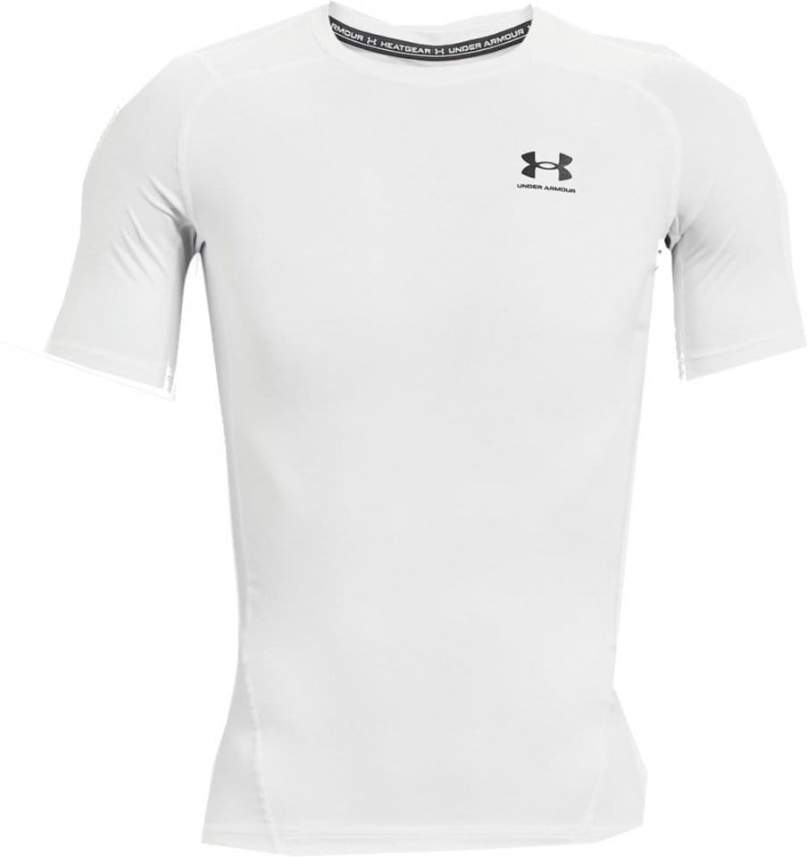 T-shirt Under UA HG Armour Comp SS-WHT - Top4Football.com