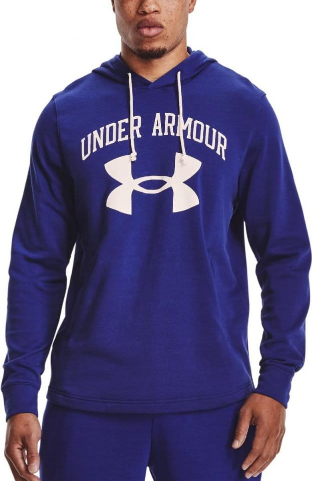 Hooded sweatshirt Under Armour UA RIVAL TERRY BIG LOGO HD-BLU