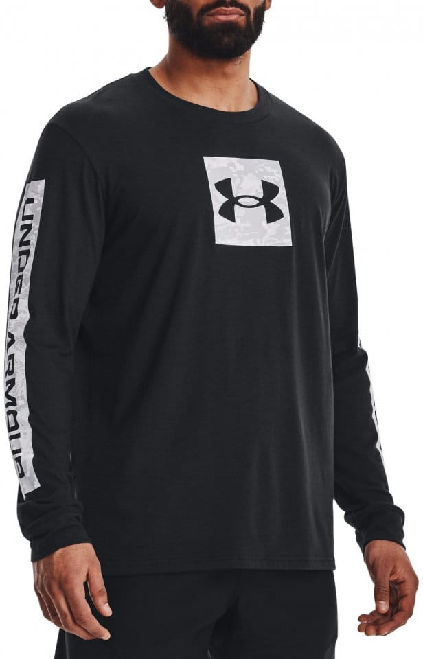 Long-sleeve T-shirt Under Armour UA CAMO BOXED SPORTSTYLE LS-BLK