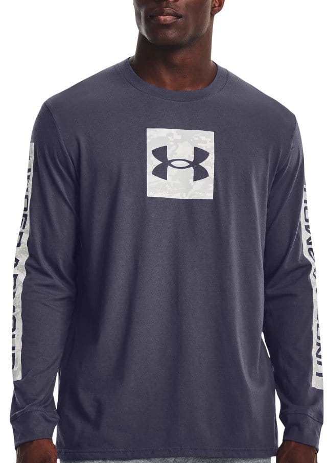 Long-sleeve T-shirt Under Armour UA CAMO BOXED SPORTSTYLE LS-GRY