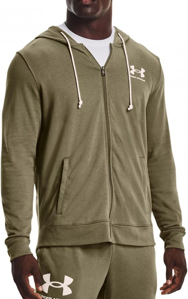 Hooded sweatshirt Under Armour UA Rival Terry LC FZ-GRN