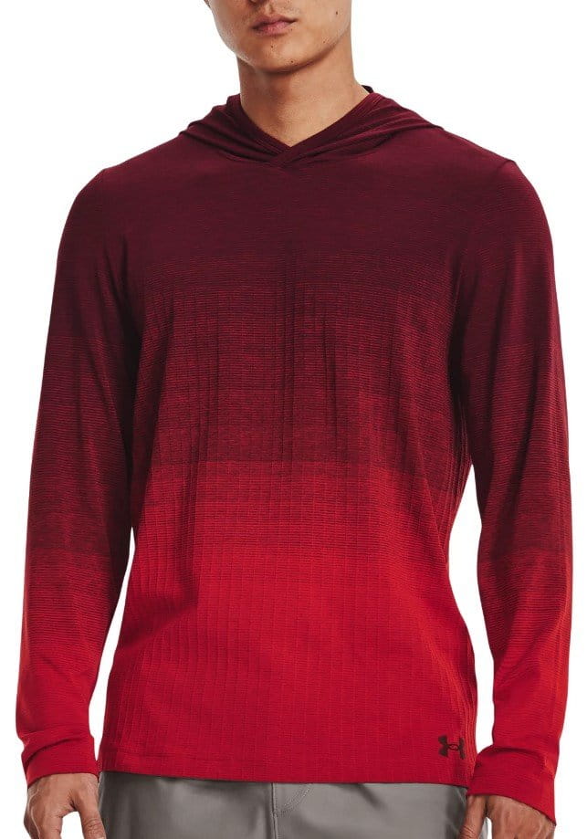 Hooded sweatshirt Under Armour UA Seamless LUX Hoodie-RED