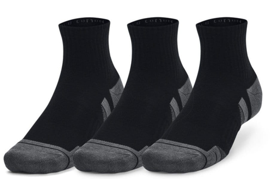 Socks Under Armour UA Performance Cotton 3p Qtr-BLK
