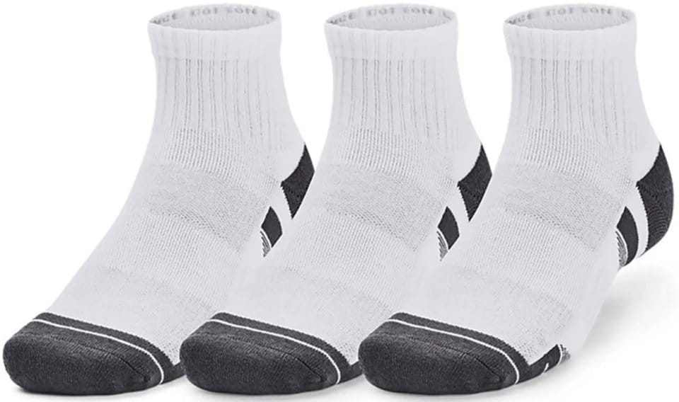 Socks Under Armour UA Performance Cotton 3p Qtr-WHT