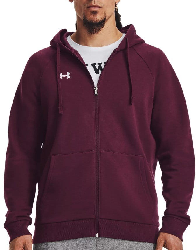 Hooded sweatshirt Under Armour UA Rival Fleece FZ Hoodie-MRN -  Top4Football.com