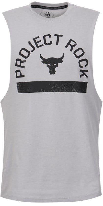 Tank top Under Armour UA Pjt Rck Payoff Graphic SL-GRY