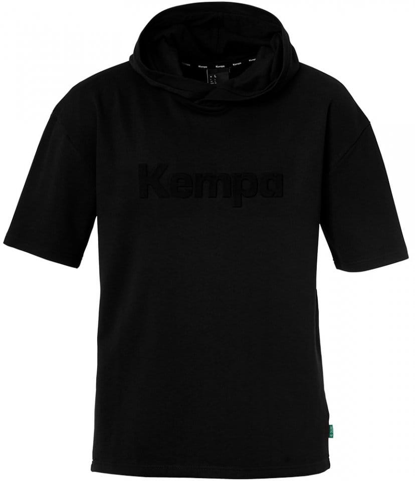 Hooded sweatshirt Kempa HOOD SHIRT BLACK & WHITE
