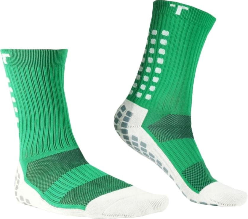 Socks Trusox CRW300 Mid-Calf Cushion Green
