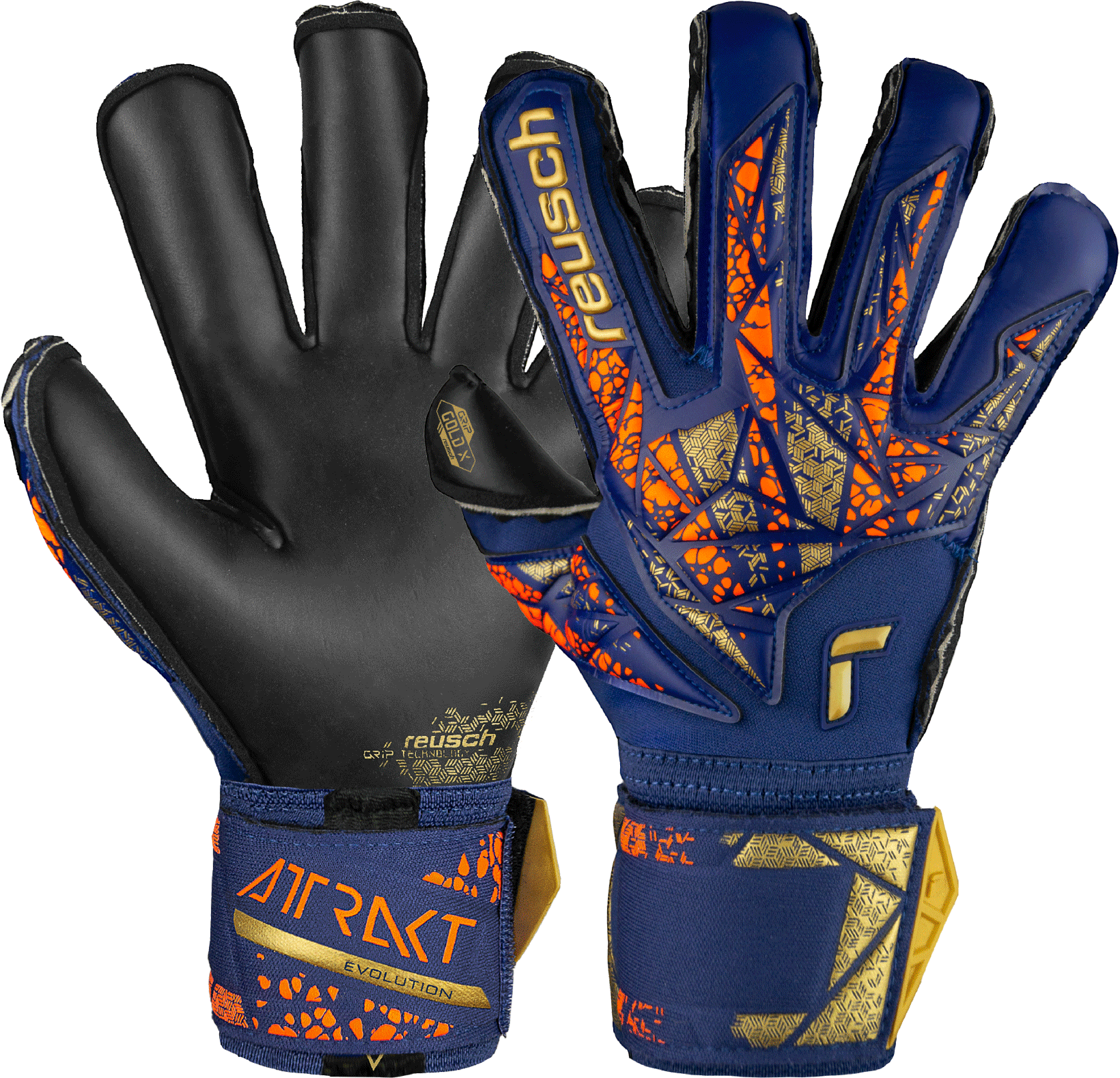 Goalkeeper's Reusch Attrakt Gold X Evolution Goalkeeper Gloves