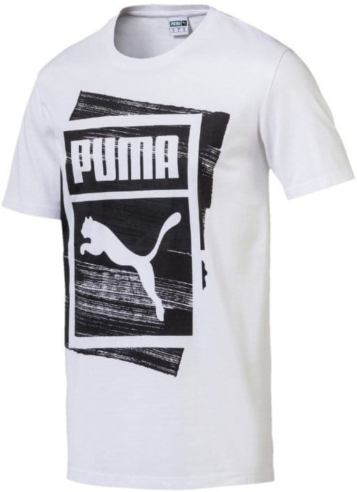 T-shirt Puma Graphic Brand Box Tee White