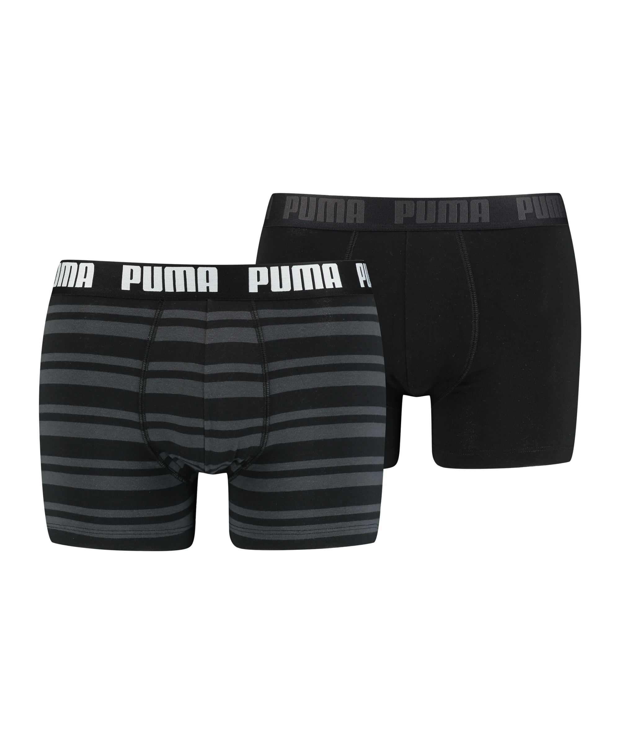 shorts Puma Heritage Stripe Boxer 2er Pack Schwarz F200
