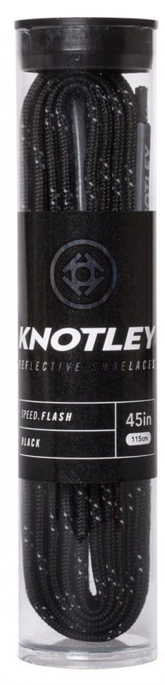 Shoelaces Knotley Speed.FLASH Lace 000 Black - 45