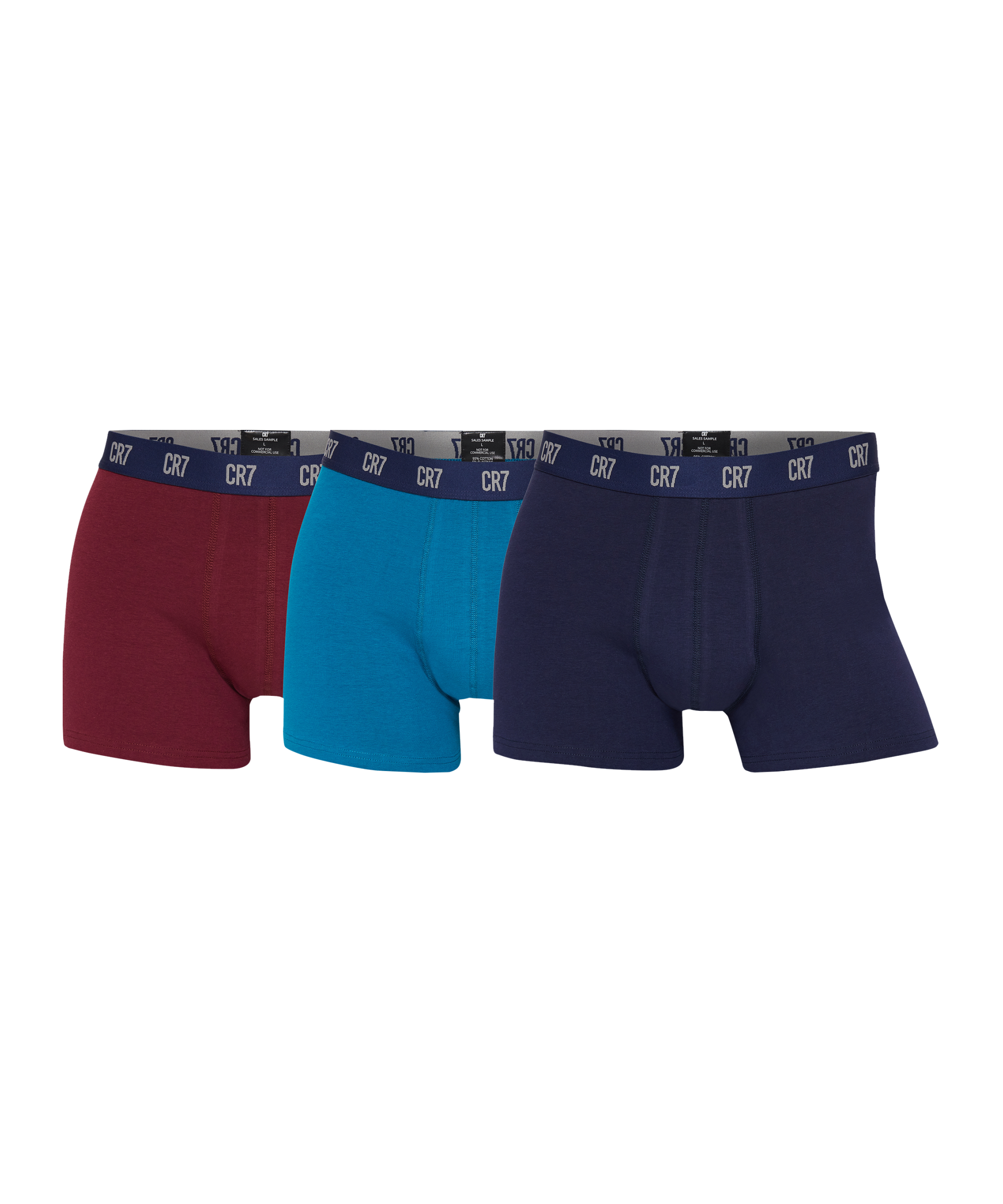 Boxer shorts CR7 Basic Trunk Boxershort 3er Pack Blau Rot F681