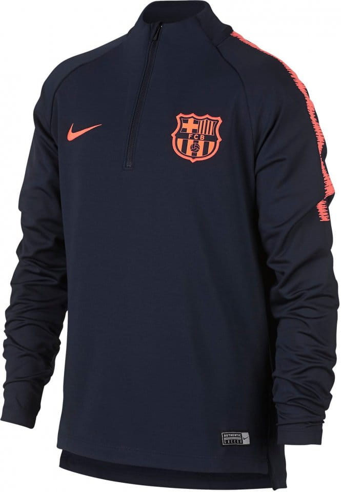 Long-sleeve T-shirt Nike FCB Y NK DRY SQD DRIL TOP