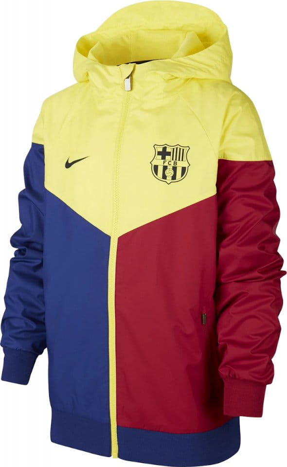 Hooded jacket Nike Y NK FC Barcelona Windrunner JKT
