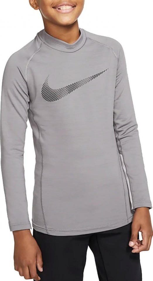 Long-sleeve T-shirt Nike B NP LS THERMA MOCK GFX - Top4Football.com