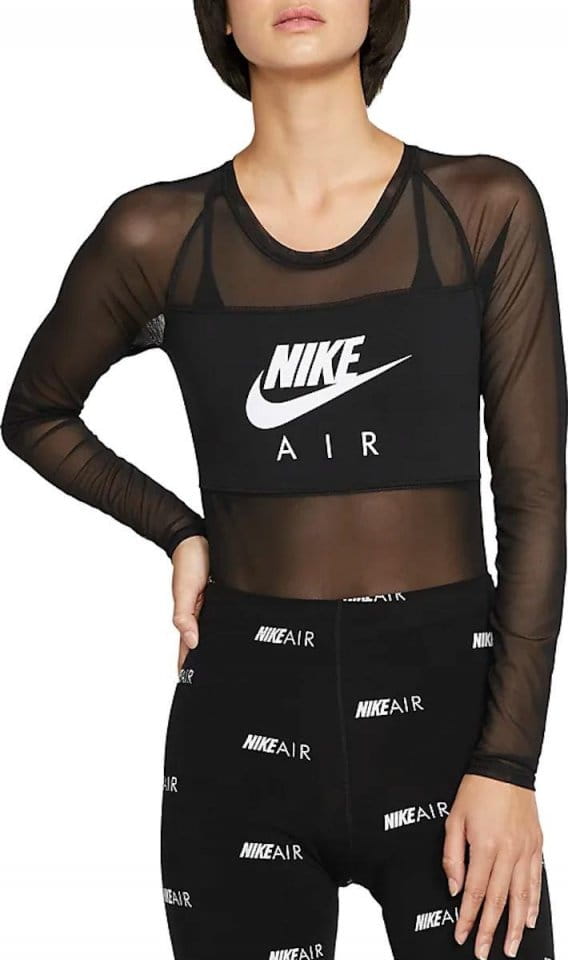 Long-sleeve T-shirt Nike W NSW AIR BODYSUIT LS MESH - Top4Football.com