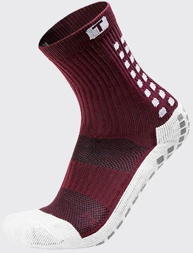 Socks Trusox CRW300 Mid-Calf Thin Burgundy