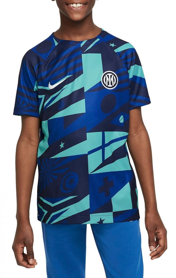 Long-sleeve T-shirt Nike Inter Milan Older Kids' Dri-FIT Pre-Match Football Top