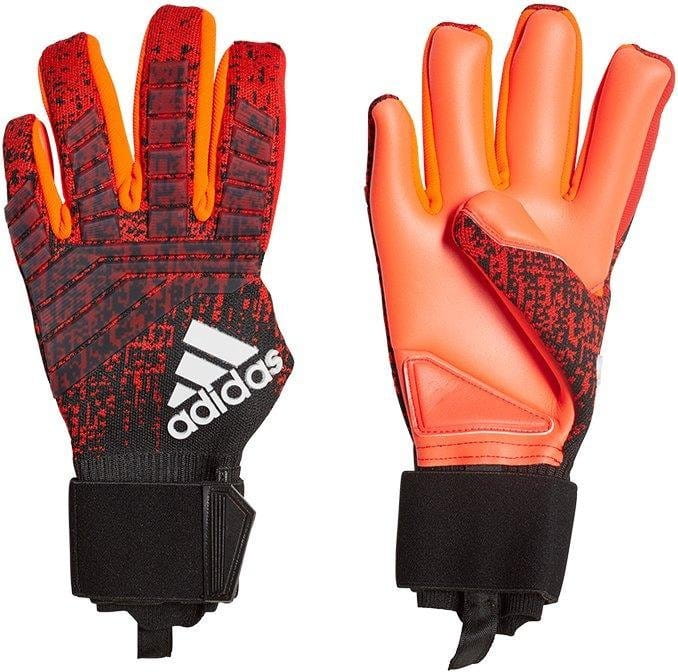 Adidas Goalkeeper Gloves Predator Pro EVDS 08 Black/White/Solar Red |  islamiyyat.com
