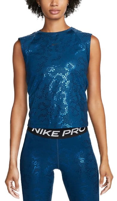 Tank Nike Pro Dri-FIT Women s Short-Sleeve Sparkle Top - Top4Football.com