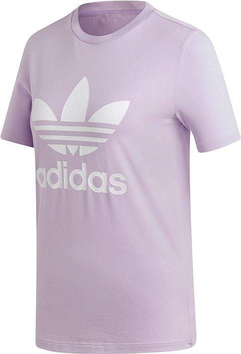T-shirt adidas Originals origin trefoil tee lila - Top4Football.com