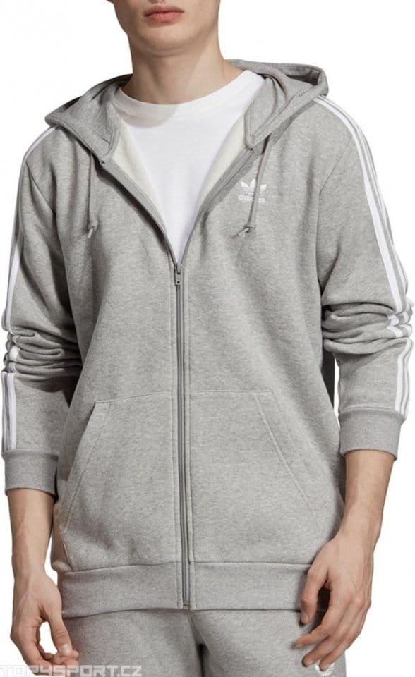 Hooded sweatshirt adidas Originals 3-STRIPES FZ