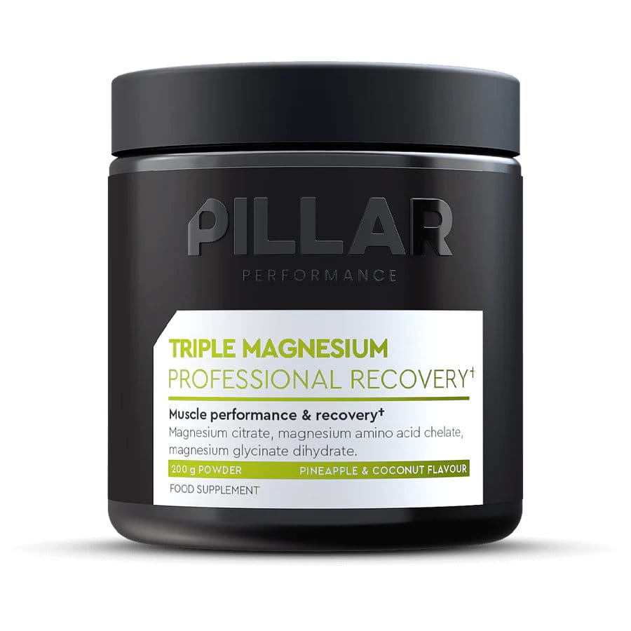 Vitamins and minerals Pillar Performance Triple Magnesium Professional Recovery Powder Pineapple Coconut