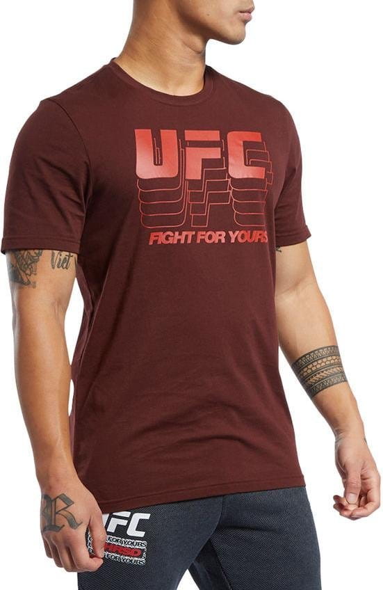 Reebok UFC logo t-shirt in red