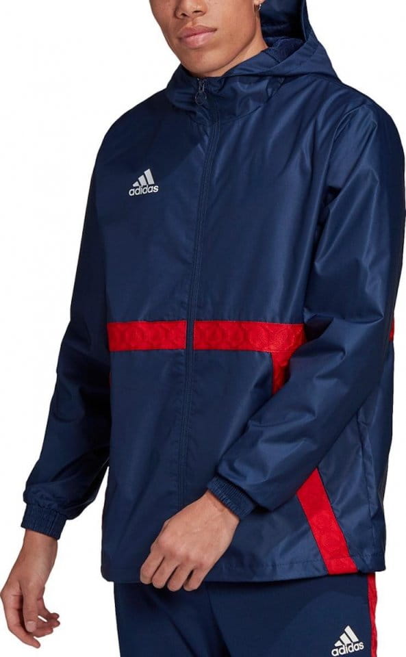 Hooded jacket adidas Sportswear TAN Tape Windbreaker - Top4Football.com