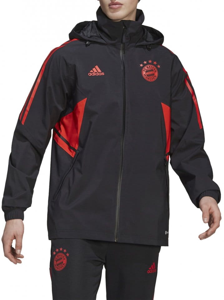 Hooded jacket adidas FCB RAIN JKT